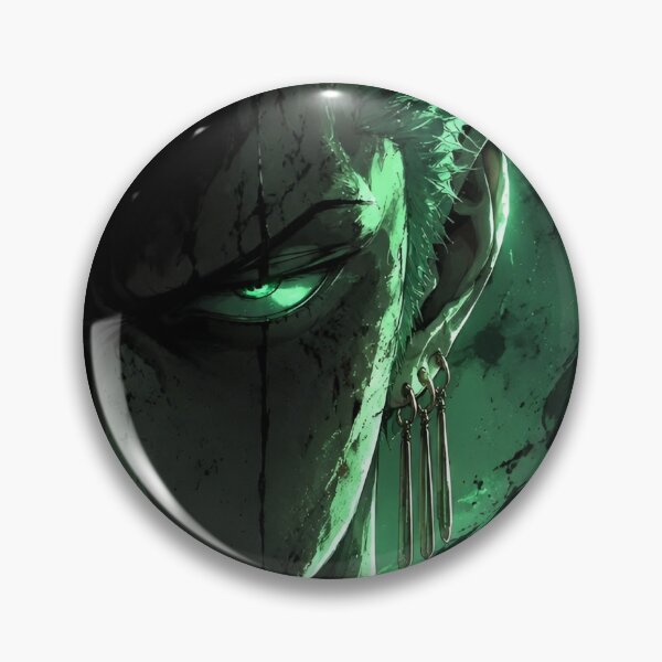 Item preview, Zoro | Emerald Shadow Swordsman | Dark Anime Inspired Warrior Portrait designed and sold by Dyan4.