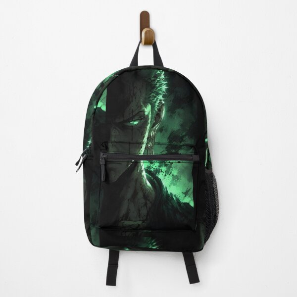 Item preview, Zoro | Emerald Shadow Swordsman | Dark Anime Inspired Warrior Portrait designed and sold by Dyan4.