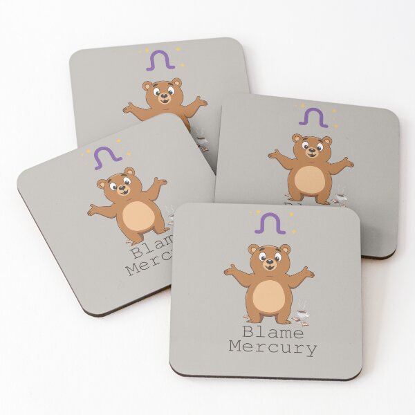 Item preview, Blame Mercury Retrograde Bear Design  – Funny Astrology Chaos Design for Astrology Lovers, Zodiac Fans & Cosmic Gift Ideas designed and sold by AbderraimArt.