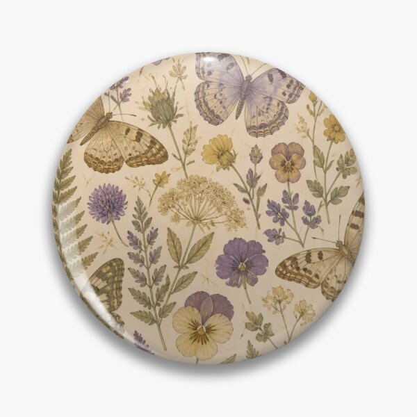 Item preview, Butterfly Wing Pressed Botanical Cottagecore designed and sold by StickyGuys.