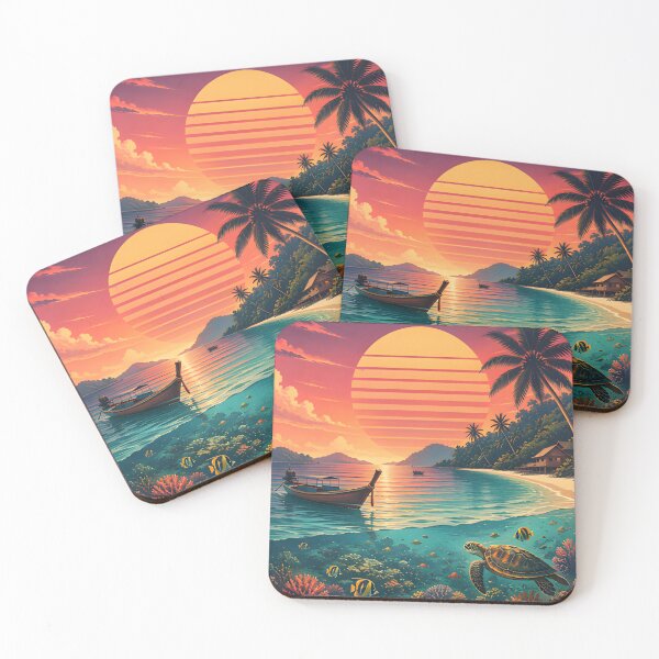 Item preview, SURIN ISLANDS - Thailand Retro Sunset Collection designed and sold by Spirit of Siam.
