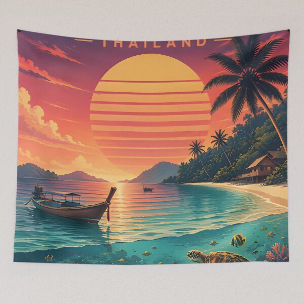 Item preview, SURIN ISLANDS - Thailand Retro Sunset Collection designed and sold by Spirit of Siam.