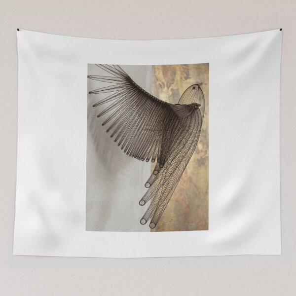 Item preview, Abstract Metal Wire Art Sculpture Bird designed and sold by HayaasBoutique.