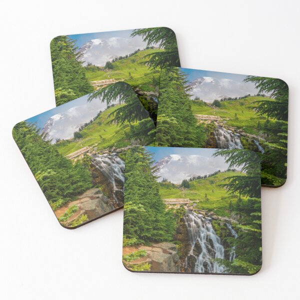 Item preview, Mountain Meadow Waterfall designed and sold by CopperSkyPhoto.