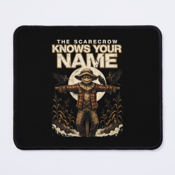 Item preview, The Scarecrow Knows Your Name, Halloween Horror Cornfield Vintage designed and sold by CryptReel.