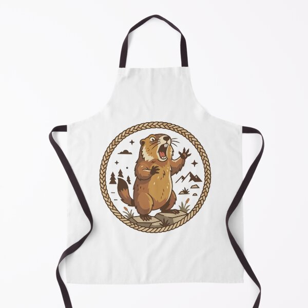 Item preview, Mountain Marmot Screaming Climbing Rope Emblem designed and sold by ArcApparel2020.