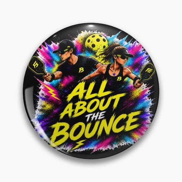Item preview, All About the Bounce Pickleball Shirt – Funny Trash Talk Gift for Competitive Players designed and sold by Surrealtrends.