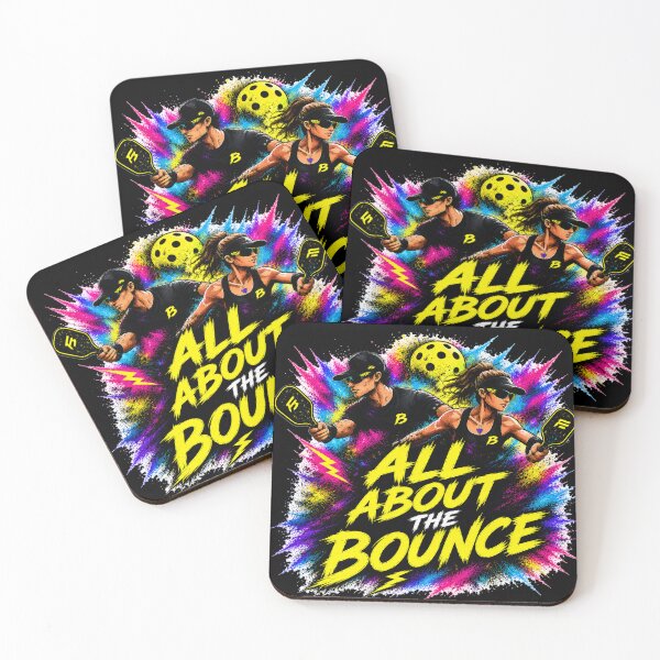 Item preview, All About the Bounce Pickleball Shirt – Funny Trash Talk Gift for Competitive Players designed and sold by Surrealtrends.