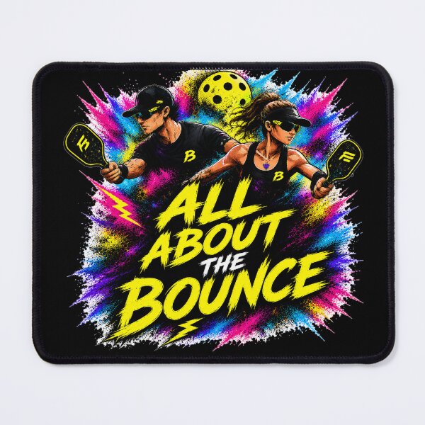 Item preview, All About the Bounce Pickleball Shirt – Funny Trash Talk Gift for Competitive Players designed and sold by Surrealtrends.