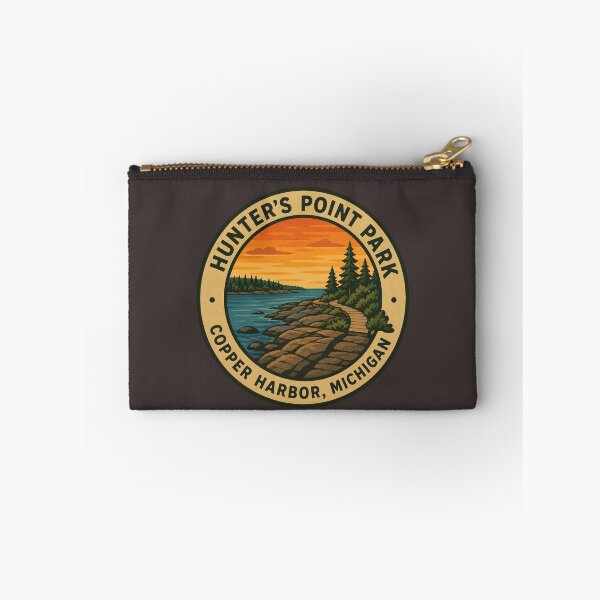 Item preview, Hunter’s Point Park Michigan Vintage Lake Superior Badge designed and sold by American Travels.