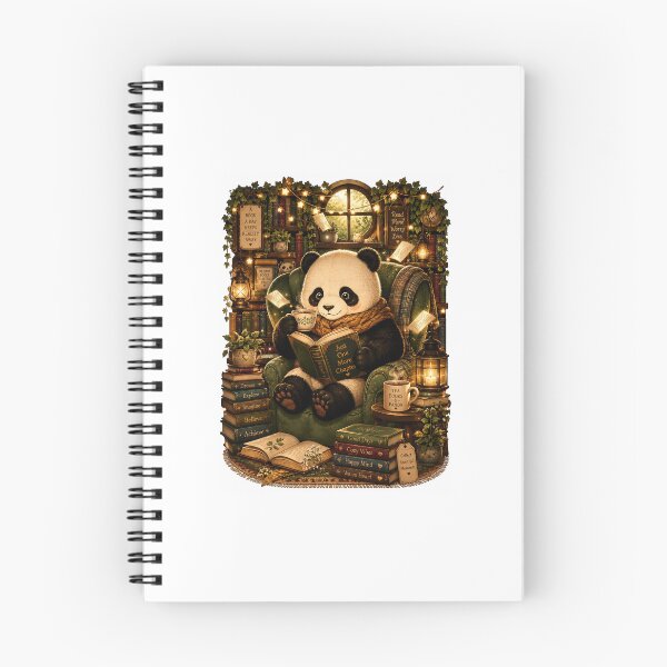 Item preview, Cozy Panda Reading Book Club designed and sold by Anki2014.