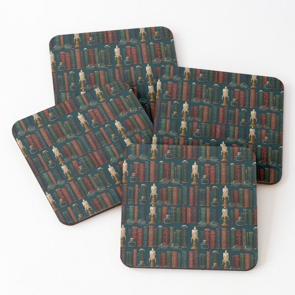 Item preview, Vintage Bookshelf Dark Academia Bookish Reader designed and sold by StickyGuys.