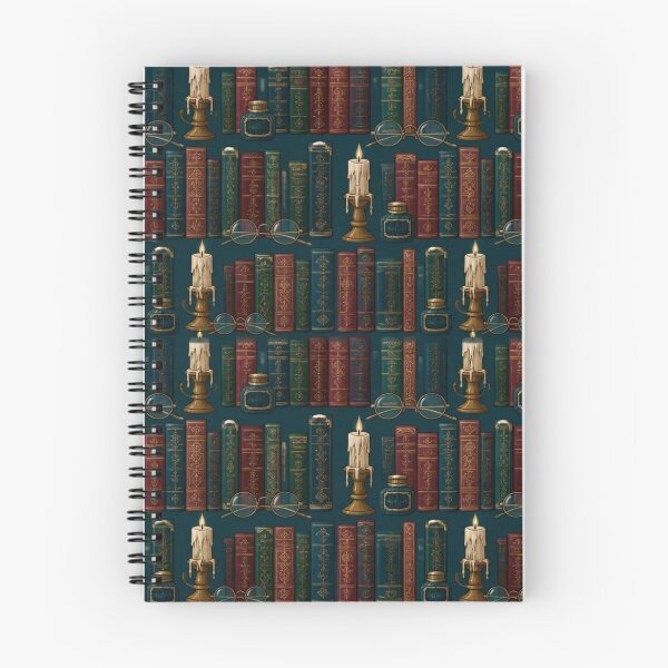 Item preview, Vintage Bookshelf Dark Academia Bookish Reader designed and sold by StickyGuys.