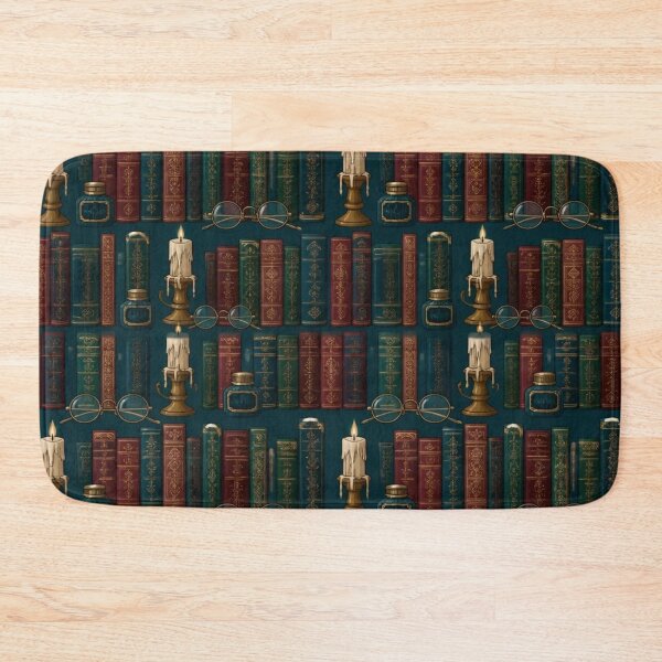 Item preview, Vintage Bookshelf Dark Academia Bookish Reader designed and sold by StickyGuys.