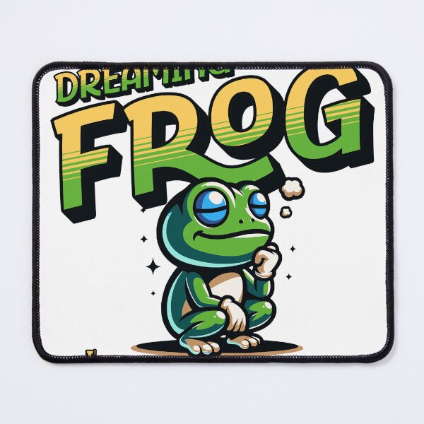 Item preview, Dreaming Frog Cool Retro Frog Streetwear Slogan designed and sold by BoosterShop.