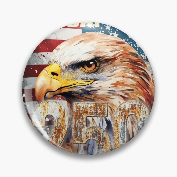 Item preview, Vintage Patriotic 4th of July American Eagle designed and sold by BeshayArt1.