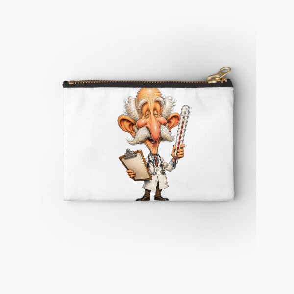 Item preview, Funny Doctor Cartoon designed and sold by AlexLineArt.