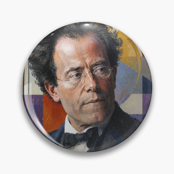 Item preview, Gustav Mahler, Austro-Bohemian composer and conductor painting. designed and sold by GalleryKauffeld.