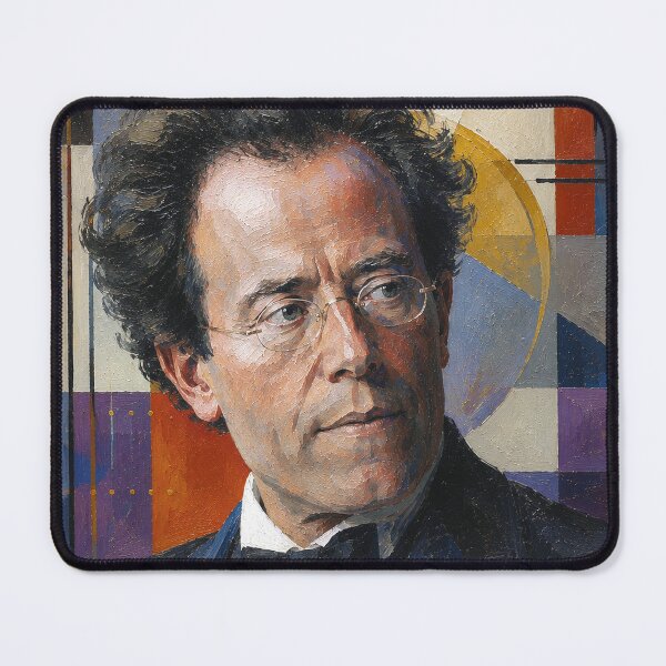 Item preview, Gustav Mahler, Austro-Bohemian composer and conductor painting. designed and sold by GalleryKauffeld.