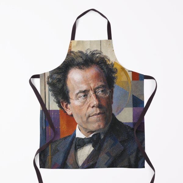 Item preview, Gustav Mahler, Austro-Bohemian composer and conductor painting. designed and sold by GalleryKauffeld.