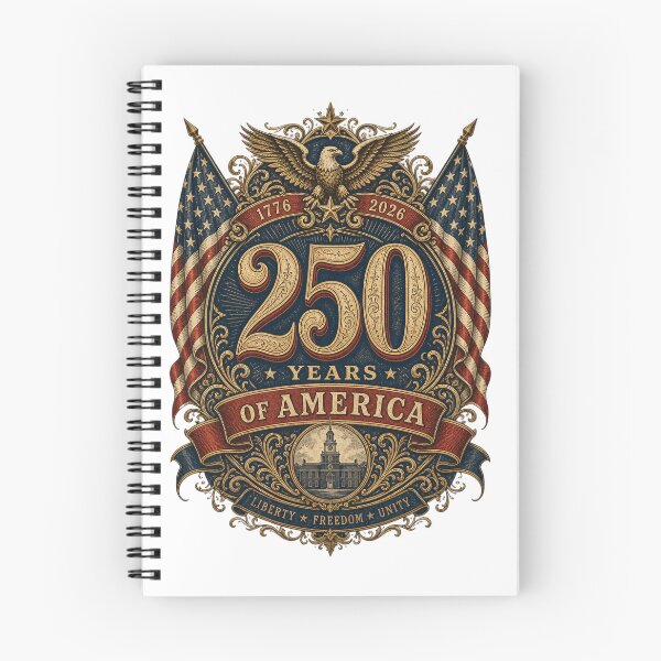 Item preview, America 250 Vintage Filigree Emblem, Patriotic Antique Vector Design designed and sold by Jandedan.