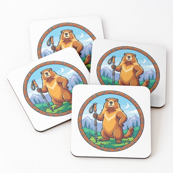 Item preview, Trekking Marmot Hiking Pole Rope Badge designed and sold by Arc2020.