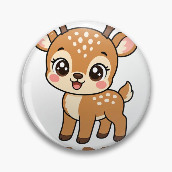 Item preview, Oh Deer Cute Kawaii Fawn with Saying designed and sold by BoosterShop.