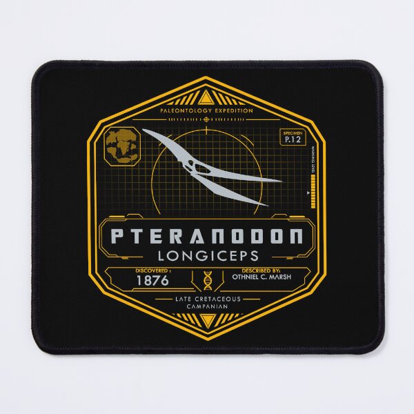 Item preview, Pteranodon longiceps - Paleontology Expedition Industrial Badge designed and sold by Grimtech Workshop.