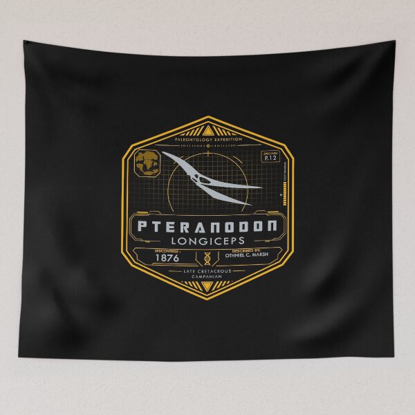 Aperçu de l'œuvre Pteranodon longiceps - Paleontology Expedition Industrial Badge créée et vendue par Grimtech Workshop.