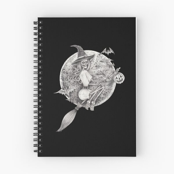 Item preview, Witch skeleton surreal art halloween day. designed and sold by Jiwsurreal.