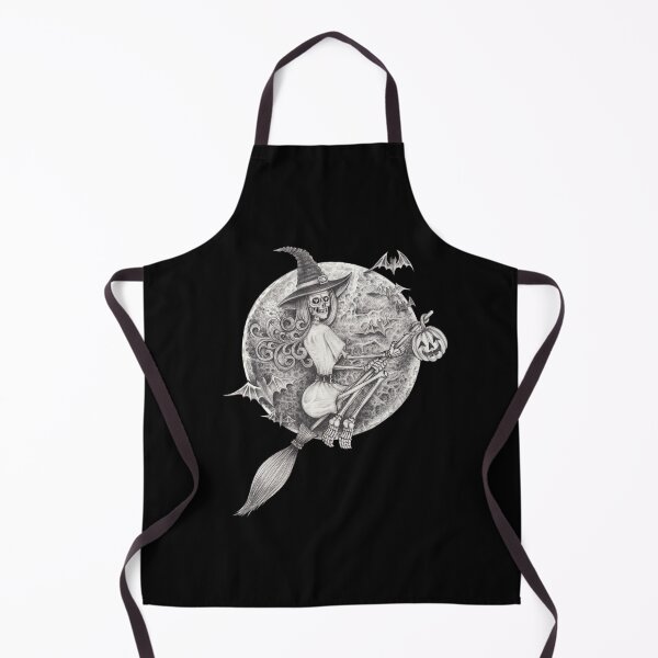 Item preview, Witch skeleton surreal art halloween day. designed and sold by Jiwsurreal.
