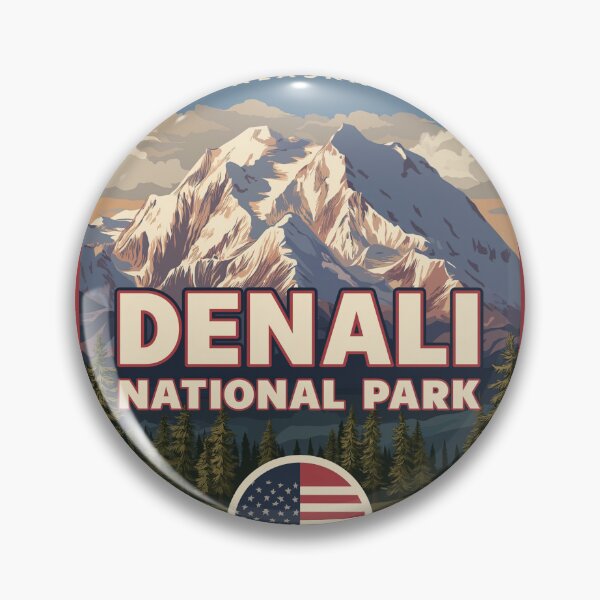 Item preview, Alaska Denali National Park USA Logo Design #10 designed and sold by GoldenAurora91.