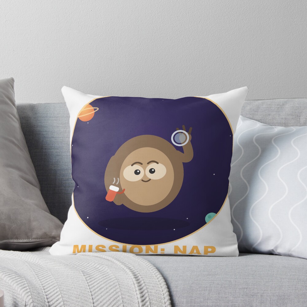 Item preview, Throw Pillow designed and sold by SLAYTHESPACE.