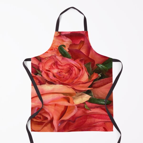 Item preview, Bouquet of orange and coral roses designed and sold by BalkanBloom.