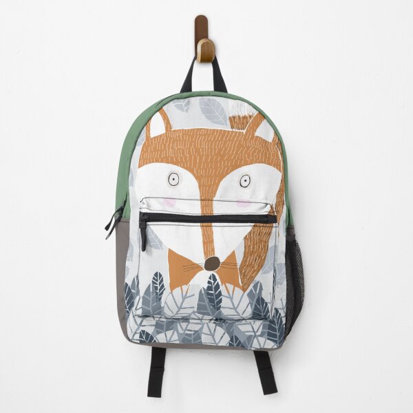 Item preview, Woodland Fox With Leaves Illustration By Artist Carla Daly designed and sold by Carla Daly.