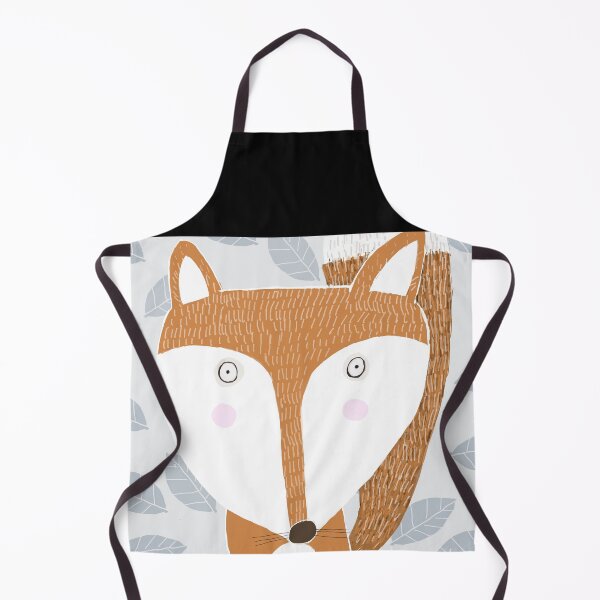 Item preview, Woodland Fox With Leaves Illustration By Artist Carla Daly designed and sold by Carla Daly.