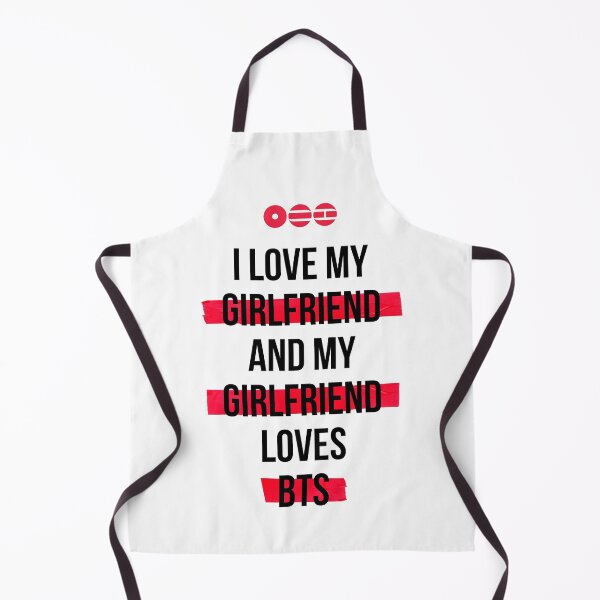 Item preview, BTS - I love my girlfriend and my girlfriend loves BTS T-Shirt designed and sold by YOSHFRIDAYS.