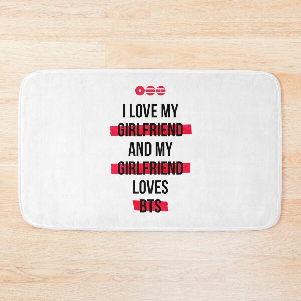 Item preview, BTS - I love my girlfriend and my girlfriend loves BTS T-Shirt designed and sold by YOSHFRIDAYS.