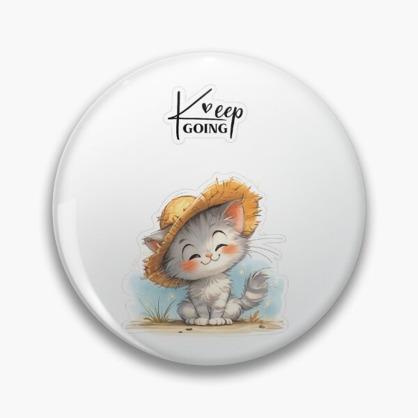 Item preview, Keep Going Cute Kitten Motivation designed and sold by Reshmakhan.