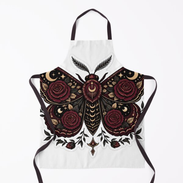 Item preview, Burgundy Gothic Moth Witchy Dark Academia designed and sold by StickyGuys.