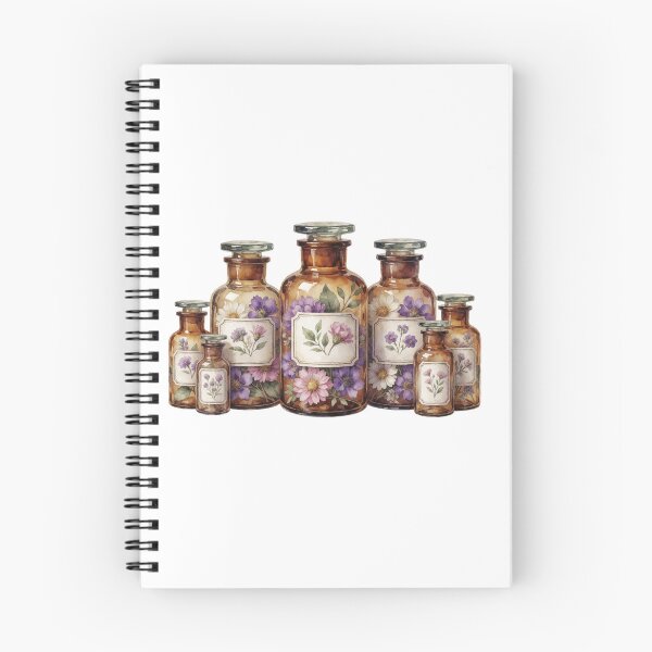 Item preview, Dried Herbs Apothecary Jars Botanical Illustration designed and sold by AillustriaAK.