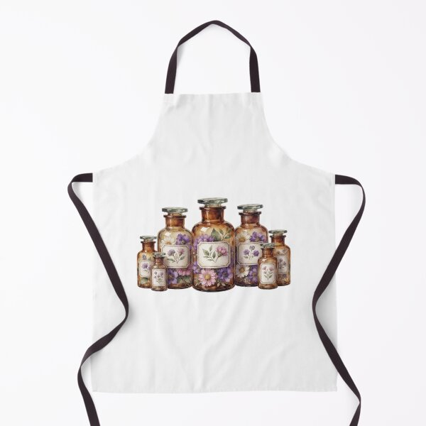 Item preview, Dried Herbs Apothecary Jars Botanical Illustration designed and sold by AillustriaAK.