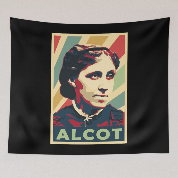 Item preview, Louisa May Alcott Author Portrait Pop Art Design designed and sold by marke770.