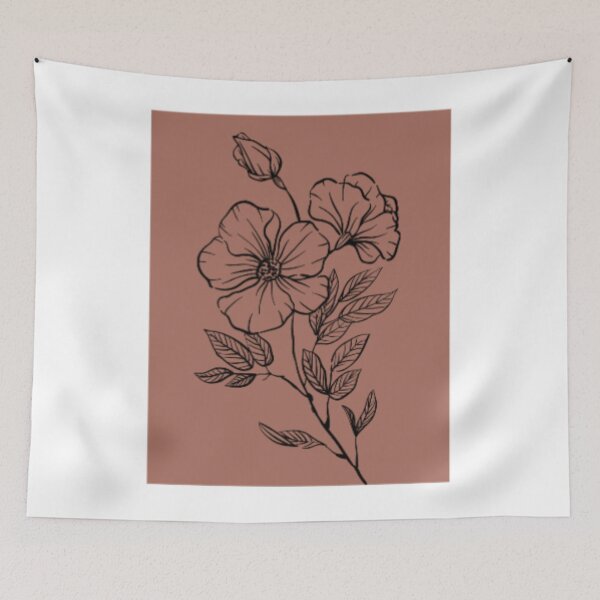 Item preview, Minimalist Rose Flower Line Art designed and sold by NNCollection.