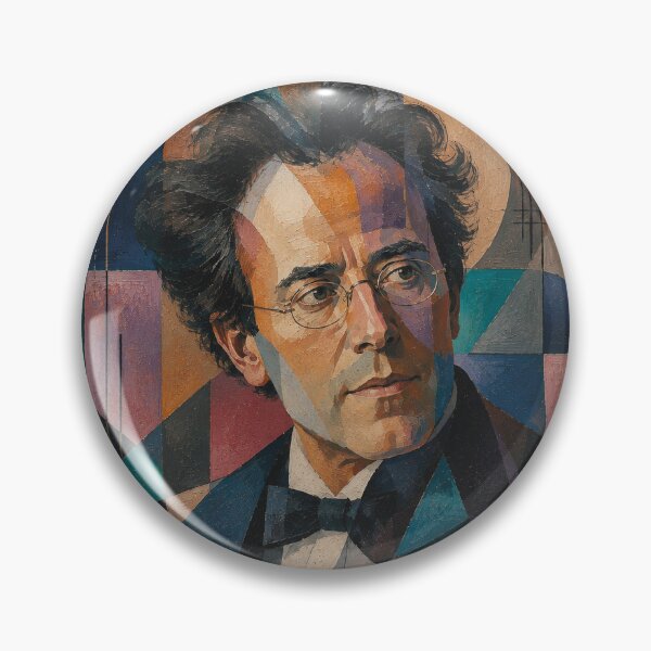 Item preview, Gustav Mahler, Austro-Bohemian composer and conductor painting. designed and sold by GalleryKauffeld.