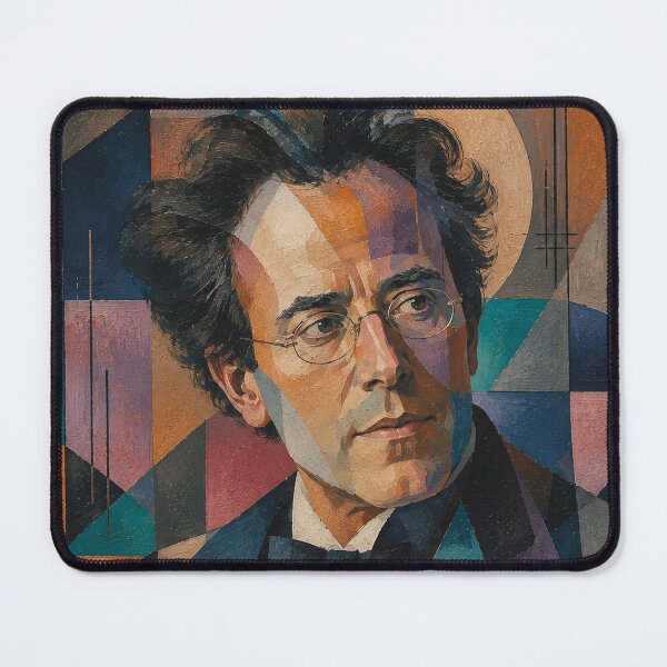 Item preview, Gustav Mahler, Austro-Bohemian composer and conductor painting. designed and sold by GalleryKauffeld.