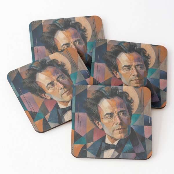 Item preview, Gustav Mahler, Austro-Bohemian composer and conductor painting. designed and sold by GalleryKauffeld.