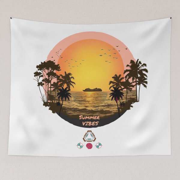 Item preview, SUMMER VIBES – Ocean Horizon Edition   designed and sold by m-yoga-store.