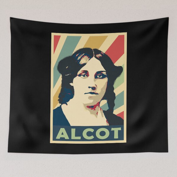 Item preview, Louisa May Alcott Author Portrait Pop Art Design designed and sold by marke770.