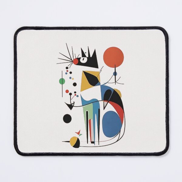 Item preview, Abstract Cat Cafe Bright Vintage Art designed and sold by Gbriel3.